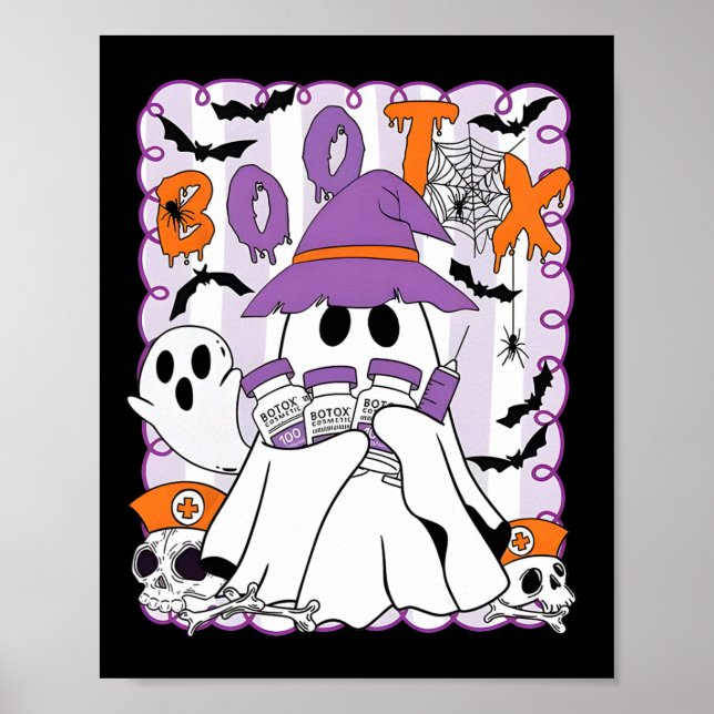 Bootox Nurse Injector Halloween Filler Botox Dyspo Poster (Framsidan)