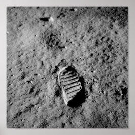 Bootprint on the Måne - Apollo 11 - 1969 Poster