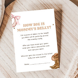 Boots and Bows Gender Reveal How Big Game