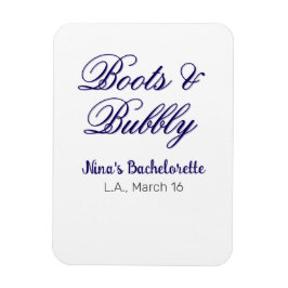 Boots & Bubble möhippa namn purpleplace Magnet