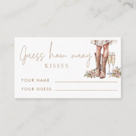 Boots & Bubly gissar hur många Kisses Möhippa-spel Tilläggskort