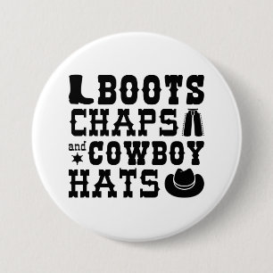 Boots chaps and cowboyhattar knapp