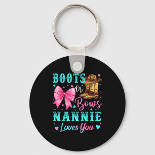 Boots Eller Bågar Nannie Loves You Könsbestämning Nyckelring