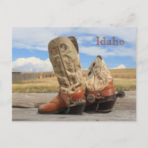 Boots från Idaho Vykort