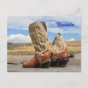 Boots från Nevada Vykort