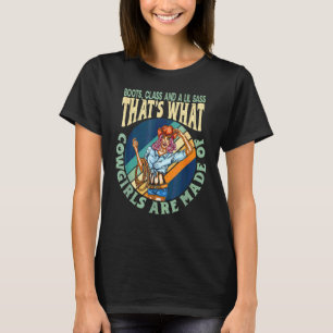 Boots klass och en lil Sass som är vad Cowtjejer ä T Shirt