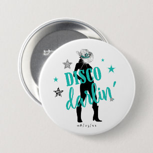 Boots 'n Bling Disco Darlin' Teal ID925 Knapp
