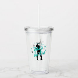 Boots 'n Bling Disco Darlin' Teal ID925  Take Away Mugg