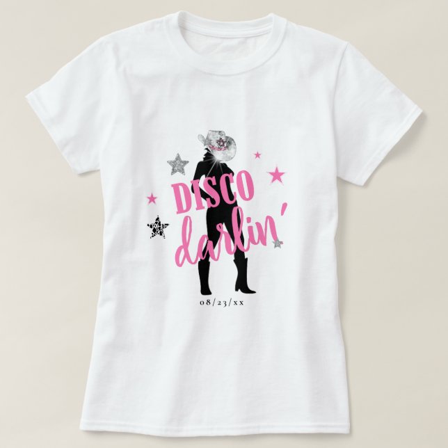 Boots 'n Bling Sängkammarskorna Disco Darlin' ID92 T Shirt (Design framsida)
