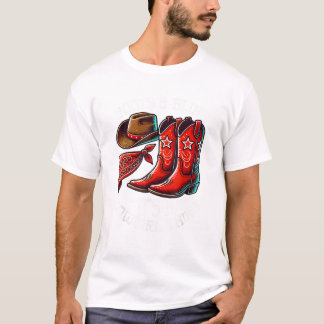 Boots och Bling Cowgirl Rodeo  Wes T Shirt