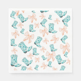 Boots och Bows napkins Pappersservett