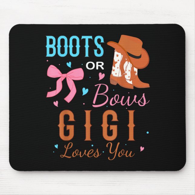 Boots Or Bows Gigi Loves You Gender Reveal Party  Musmatta (Framsidan)