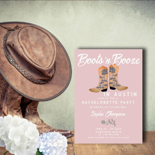 Boots Sprit Cowgirl Boots Ro Bachelorette Inbjudningar