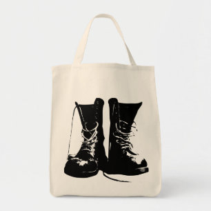 Boots (svart version) Livsmedel Tote Tygkasse