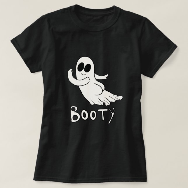 Booty Halloween T Shirt (Design framsida)