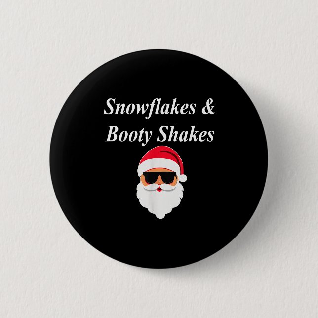 Booty Shake Christmas Funny Naughty Dirty Raunchy  Knapp (Framsida)