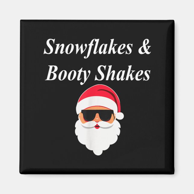 Booty Shake Christmas Funny Naughty Dirty Raunchy  Magnet (Framsidan)