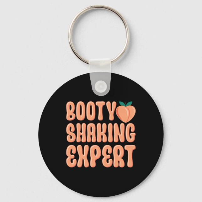Booty Shaking Expert Twerking Dancing Twerk Novelt Nyckelring (Framsida)