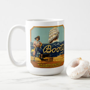 Booty Vintage Citrus-etikett Kaffemugg