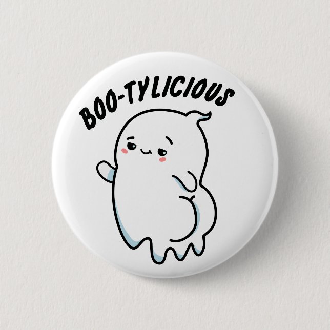 Bootylicious Funny Ghost Pun Knapp (Framsida)