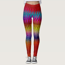 Bootyliscid Liquid Paint Rainbow Tie-dye Storm Leggings