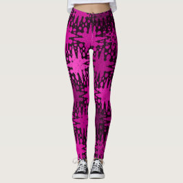 Bootyliskisk Rosa i flytande form Rave Leggings
