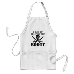 Bootyn Pirat humor Förkläde