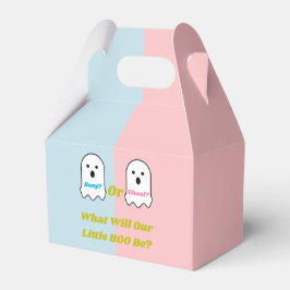 Booy eller Ghoul Halloween Ghost Gender Reveal Presentaskar