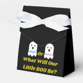 Booy eller Ghoul Halloween Ghost Gender Reveal Presentaskar