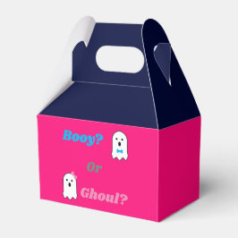 Booy eller Ghoul Halloween Ghost Gender Reveal Presentaskar