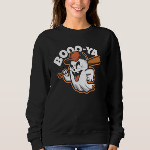Booya, Spooky Ghost Halloween Baseball T Shirt