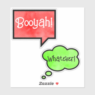 Booyah! Spelar ingen roll! Klistermärken