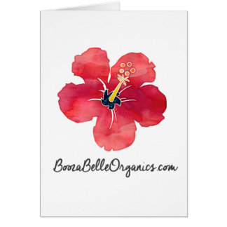 BoozaBelle Organics Hälsningskort