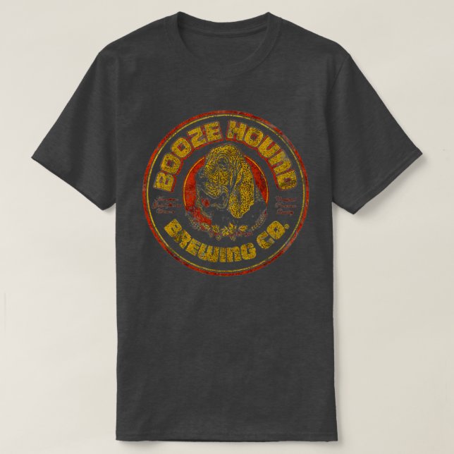 Boozehound Brewing Co Classique T Shirt (Design framsida)