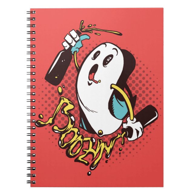 Boozin Ghost Anteckningsbok (Framsidan)