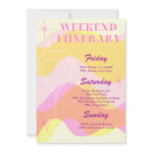 Boozy & Groovy Bachelorette Helg Itinerary