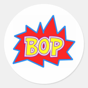 Bop Runt Klistermärke