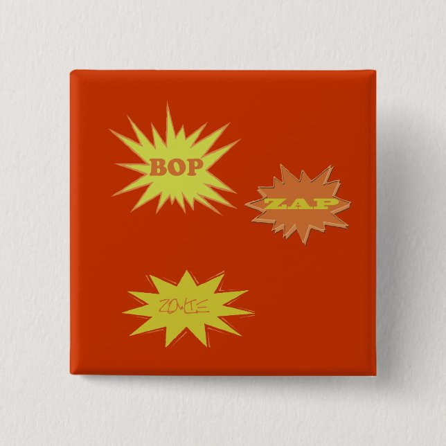 BOP ZAP ZOWIE RETRO KNAPP (Framsida)