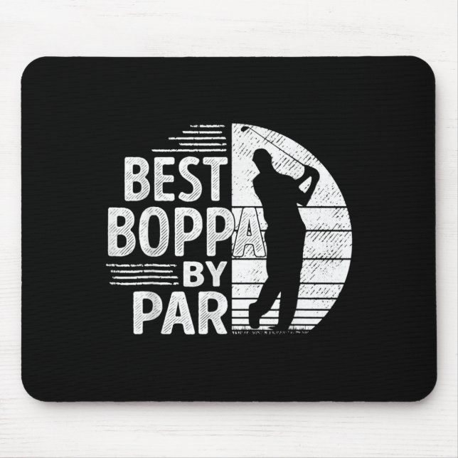 Boppa By Par, Golf Shirt Gift Grandpa, Father's Da Musmatta (Framsidan)