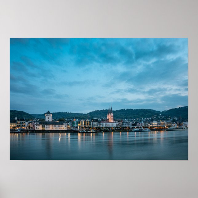 Boppard am Rhein Tyskland Poster (Framsidan)