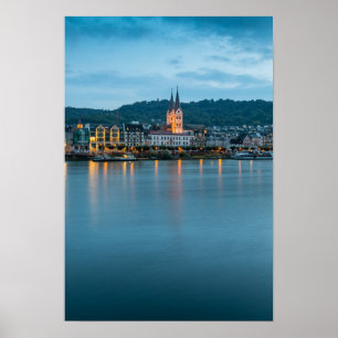 Boppard am Rhein Tyskland Poster