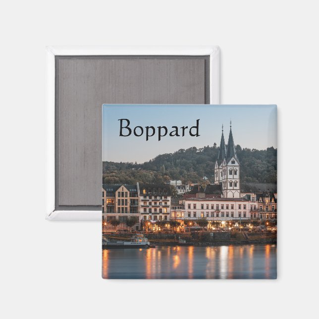 Boppard Tyskland Magnet (Front/Back)