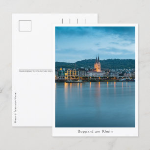 Boppard Tyskland Vykort