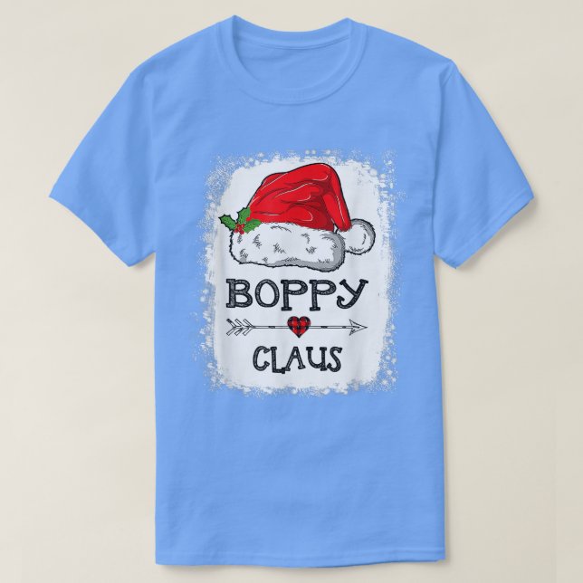 Boppy Claus jul Light Pajama Family Matching T Shirt (Design framsida)
