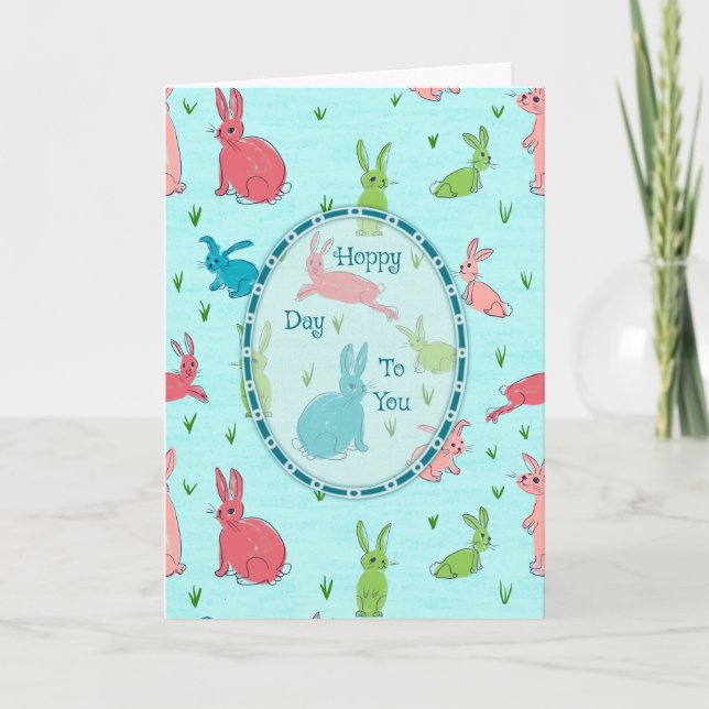 Boppy Day Kids Bunny-dagskort Kort (Framsida)