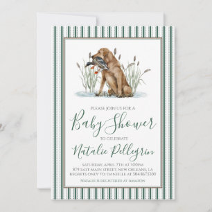 Boppy Southern Anka Hunter Baby Shower Inbjudningar