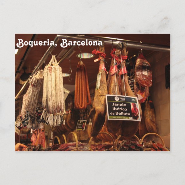 Boqueria-Butcher Vykort (Framsida)