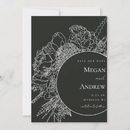 Boquet för modern Blommigt och Elegant Spara datum Inbjudningar