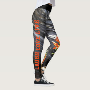 Bor blom- skrattkärlek för den indiska leggings