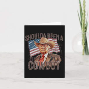 Bör ha varit en Cowboytrump 2024 4 juli U Kort